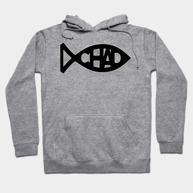 Chad Fish Hoodie by thelazyskeleton